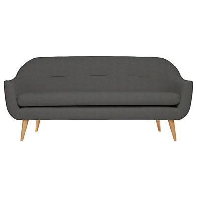 Content by Terence Conran Marlowe Large 3 Seater Sofa Rowan Dark Grey